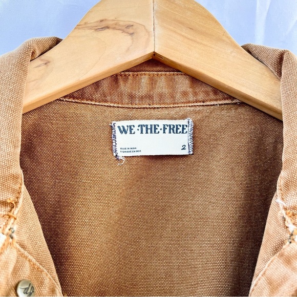 FREE PEOPLE | WE THE FREE MAXIE WASHED COVERALL IN CATHAY SPICE SIZE 2 - Picture 6 of 9